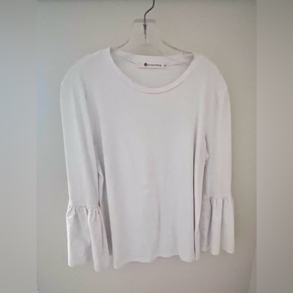 Flare Sleeve white tee small